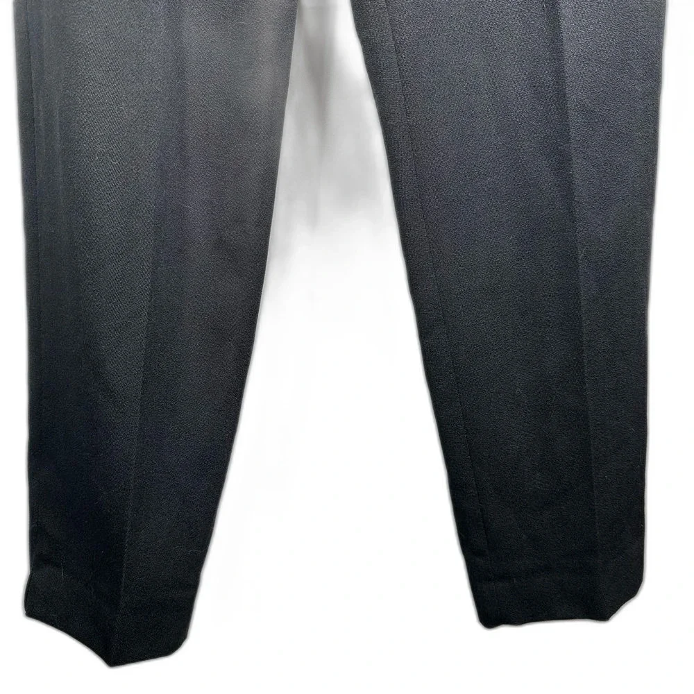 Mondi Vintage Black Pleated Wool Blend Dress Pants NWT Size European 40/US 10